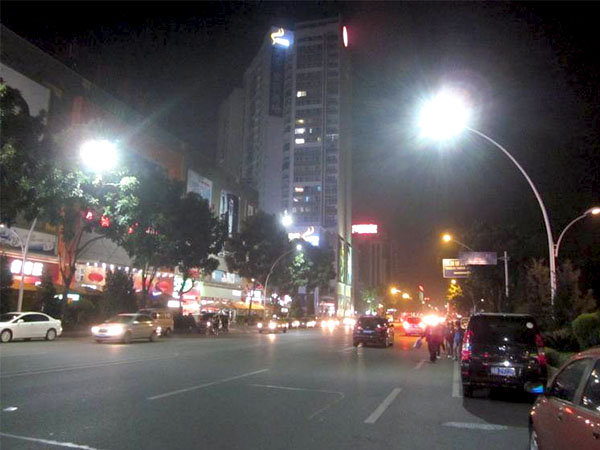商业led路灯工程案例