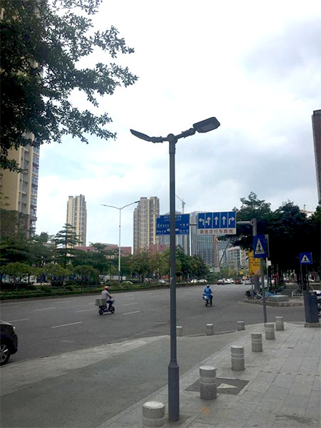 道路led柱顶灯项目案例